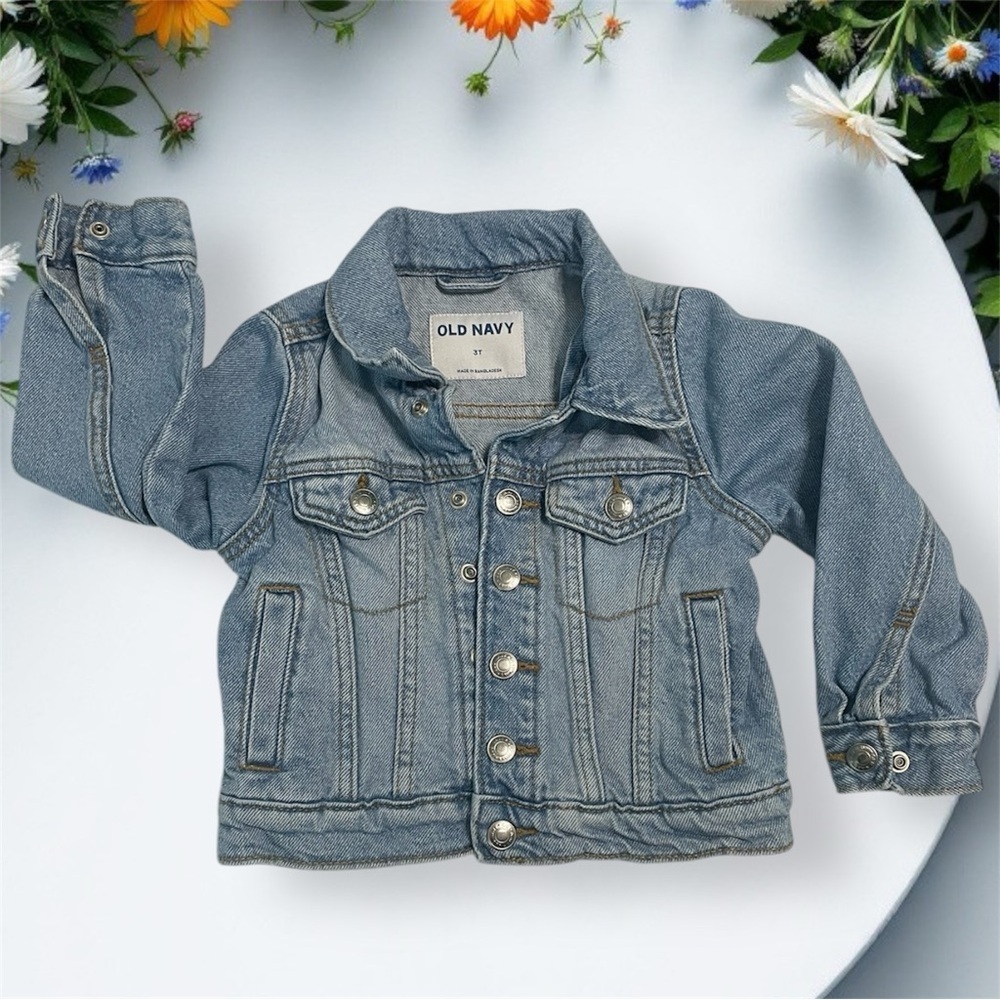 Old Navy Blue Jean Jacket Classic Denim Style